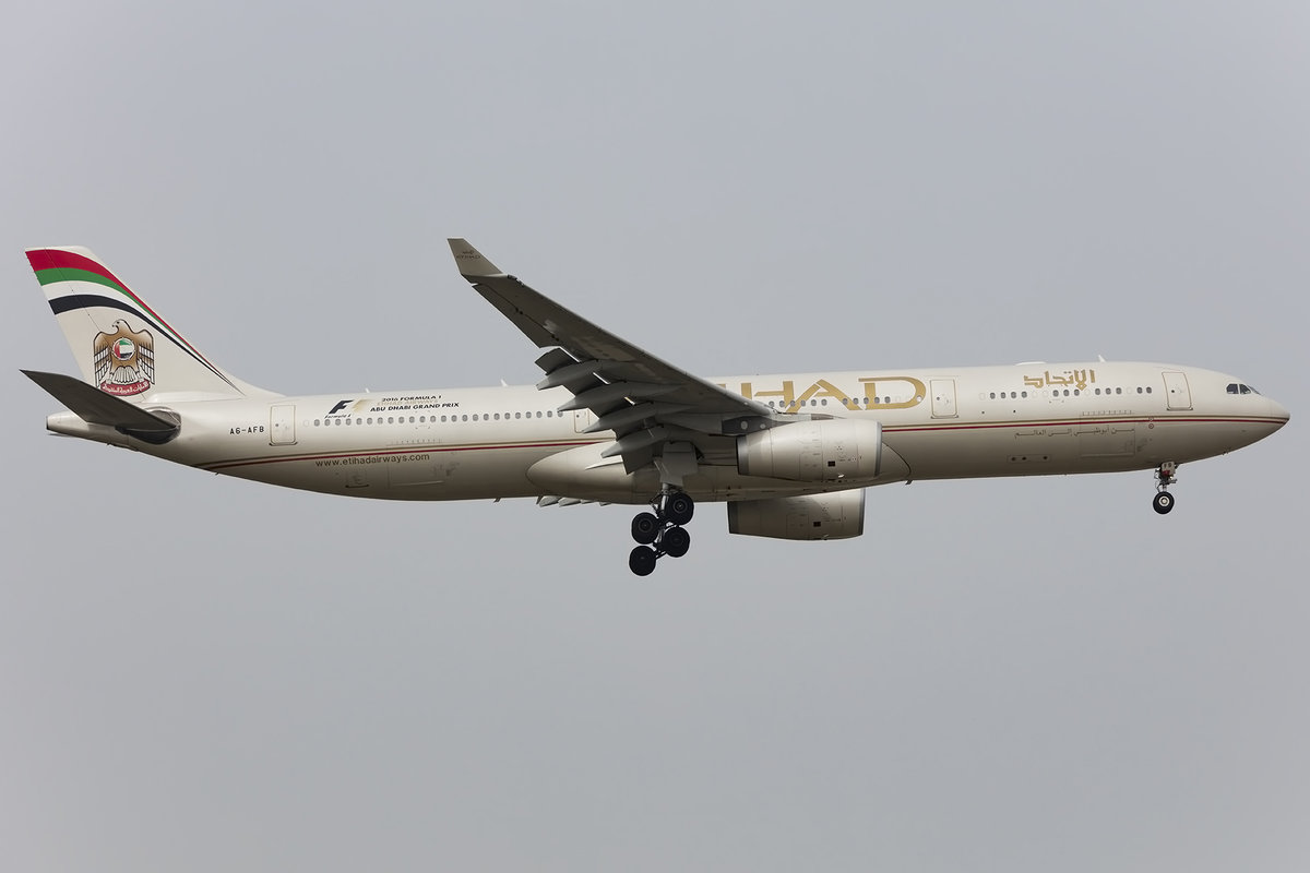 Etihad Airways, A6-AFB, Airbus, A330-343X, 02.04.2016, FRA, Frankfurt, Germany 




