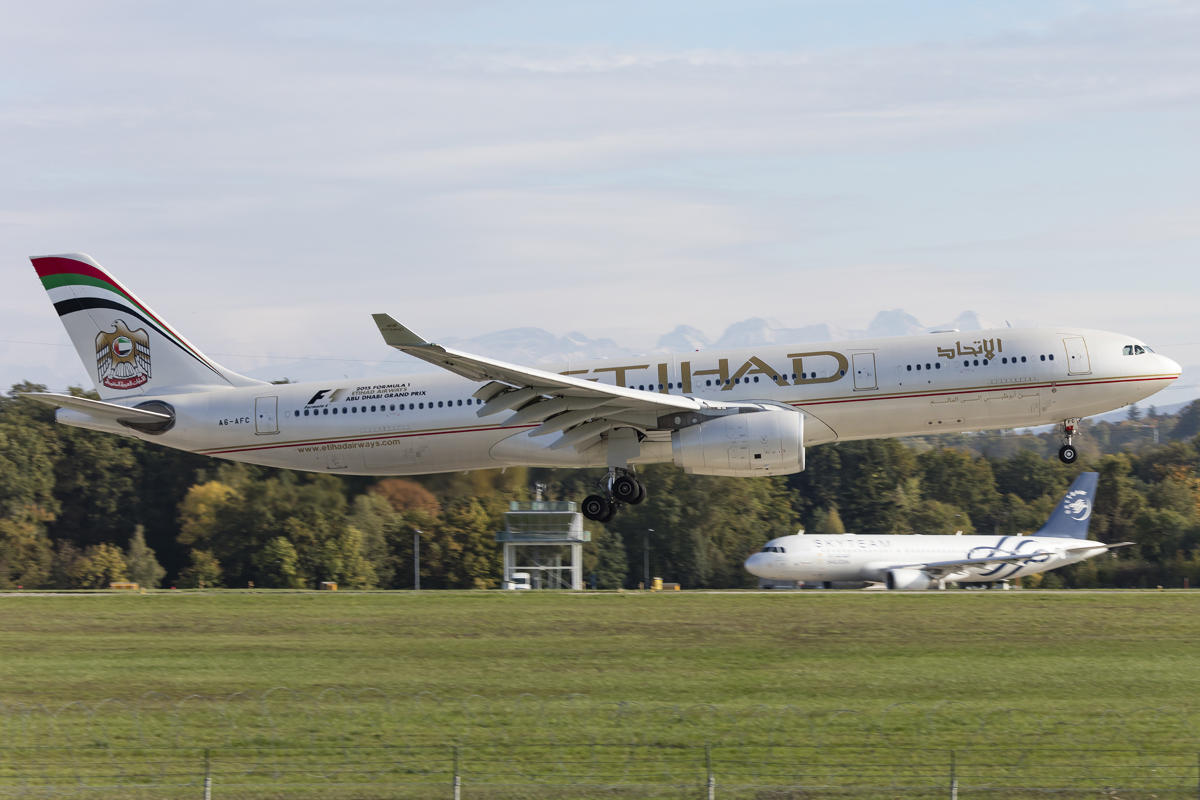 Etihad Airways, A6-AFC, Airbus, A330-343X, 17.10.2015, GVA, Geneve, Switzerland 



