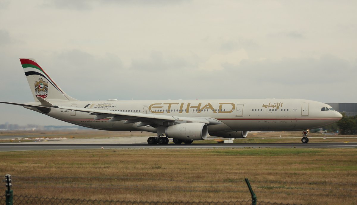 Etihad Airways, A6-AFD, (c/n 1205),Airbus A330-343X, FRA-EDDF, Frankfurt, Germany 