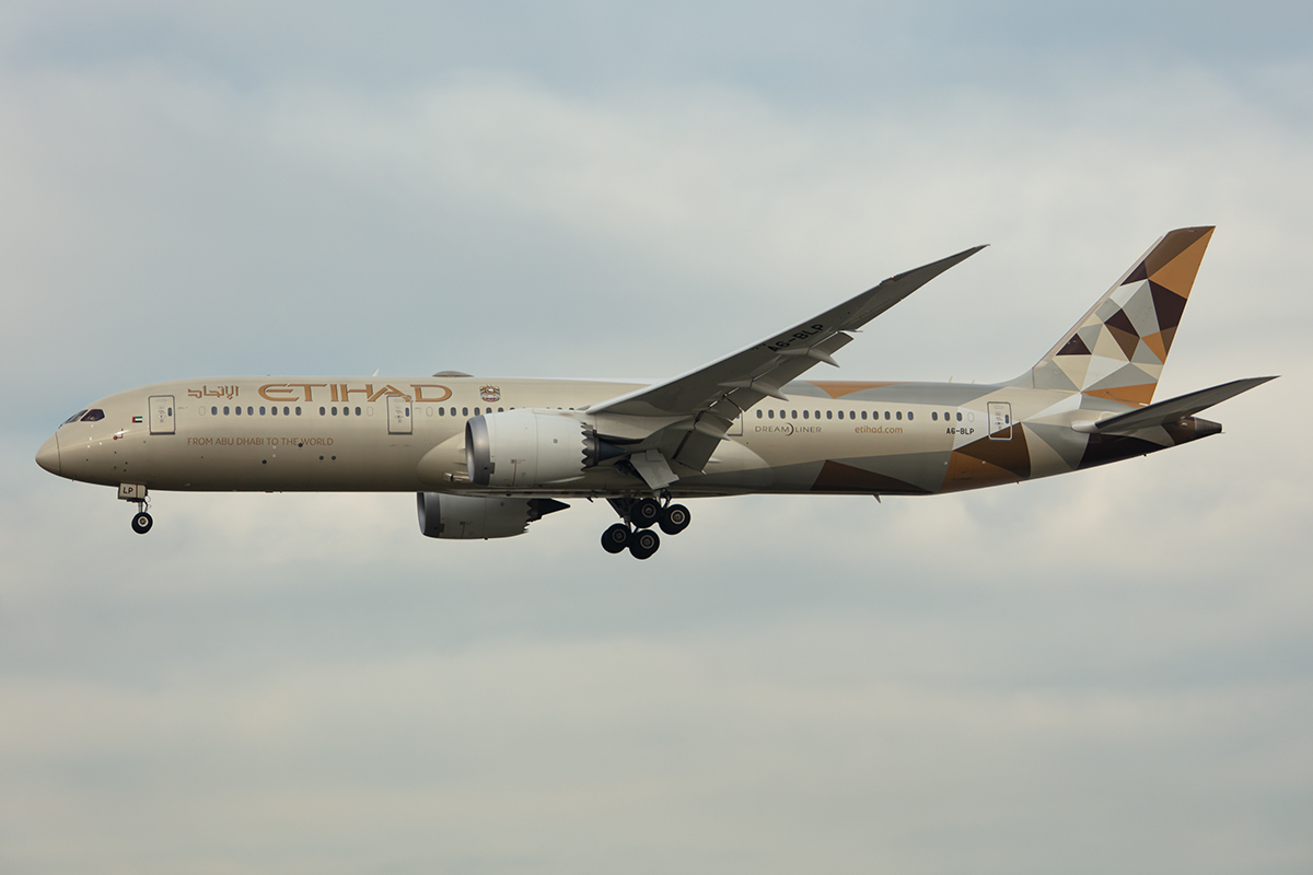 Etihad Airways, A6-BLP, Boeing, B787-9, 24.11.2019, FRA, Frankfurt, Germany







