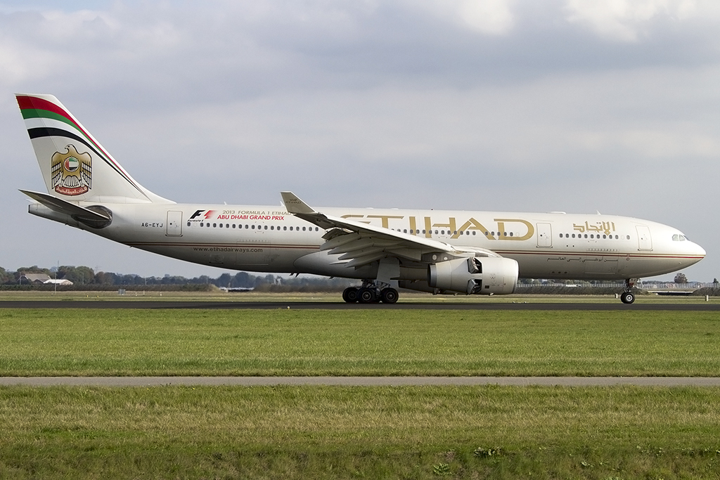 Etihad Airways, A6-EYJ, Airbus, A330-243, 06.10.2013, AMS, Amsterdam, Netherlands 


