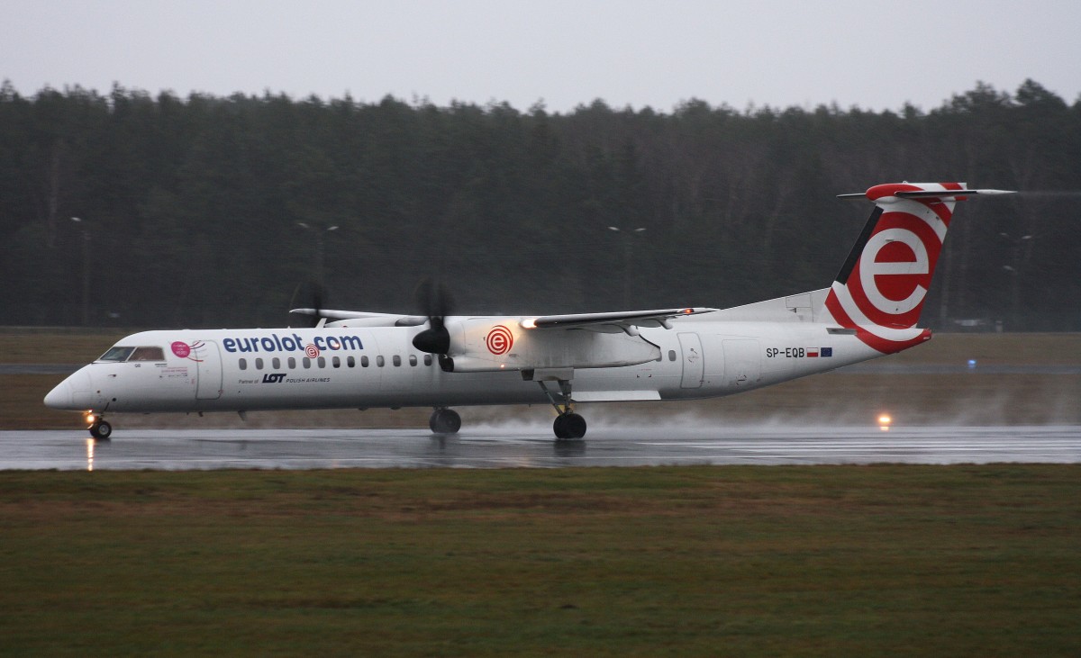 Eurolot, SP-EQB,(c/n4407),De Havilland Canada DHC 8-402Q Dash 8,22.12.2014, GDN-EPGD, Gdansk, Polen 