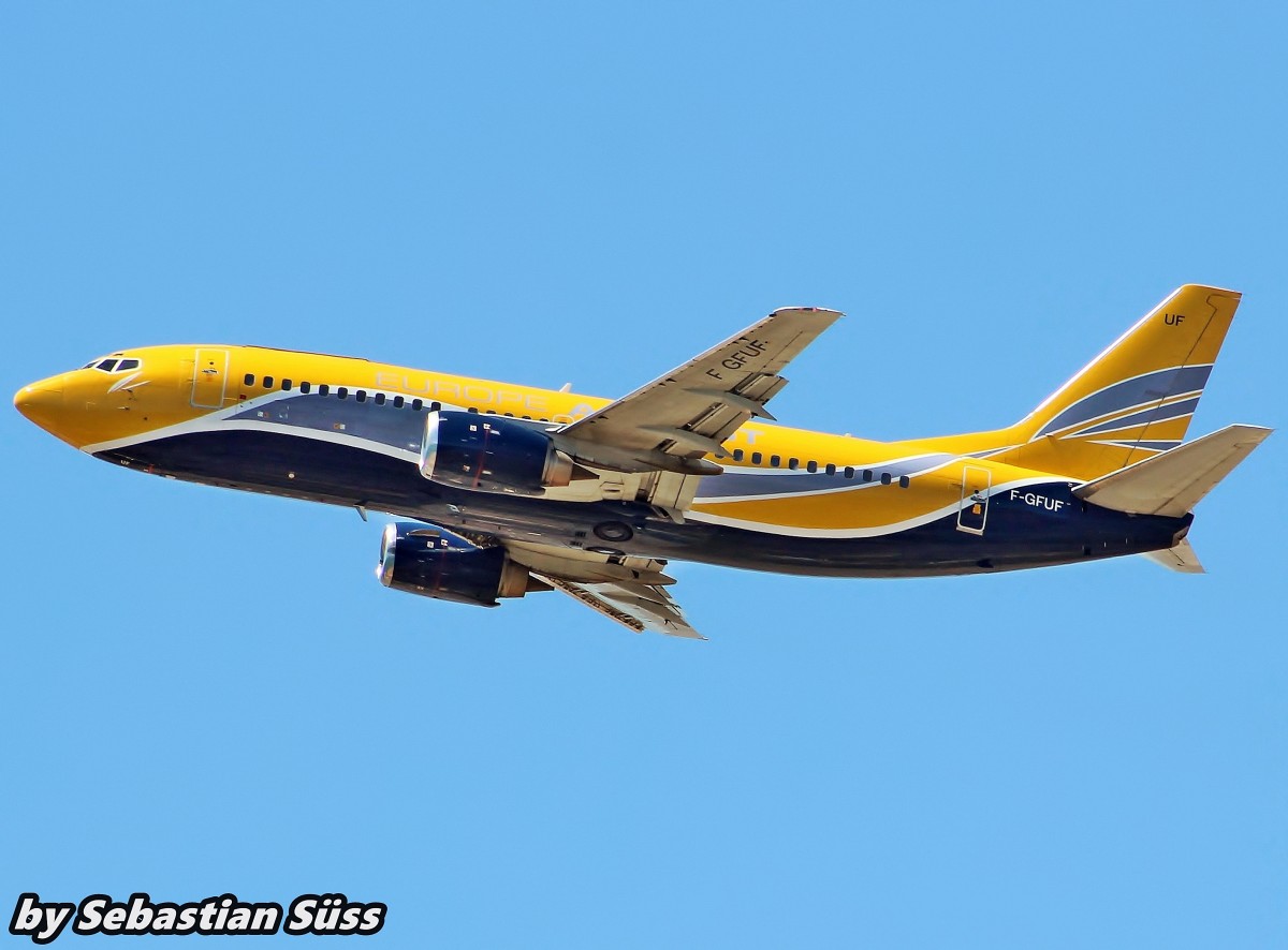 Europe Airpost B735 F-GFUF @ PMI. 30.6.14