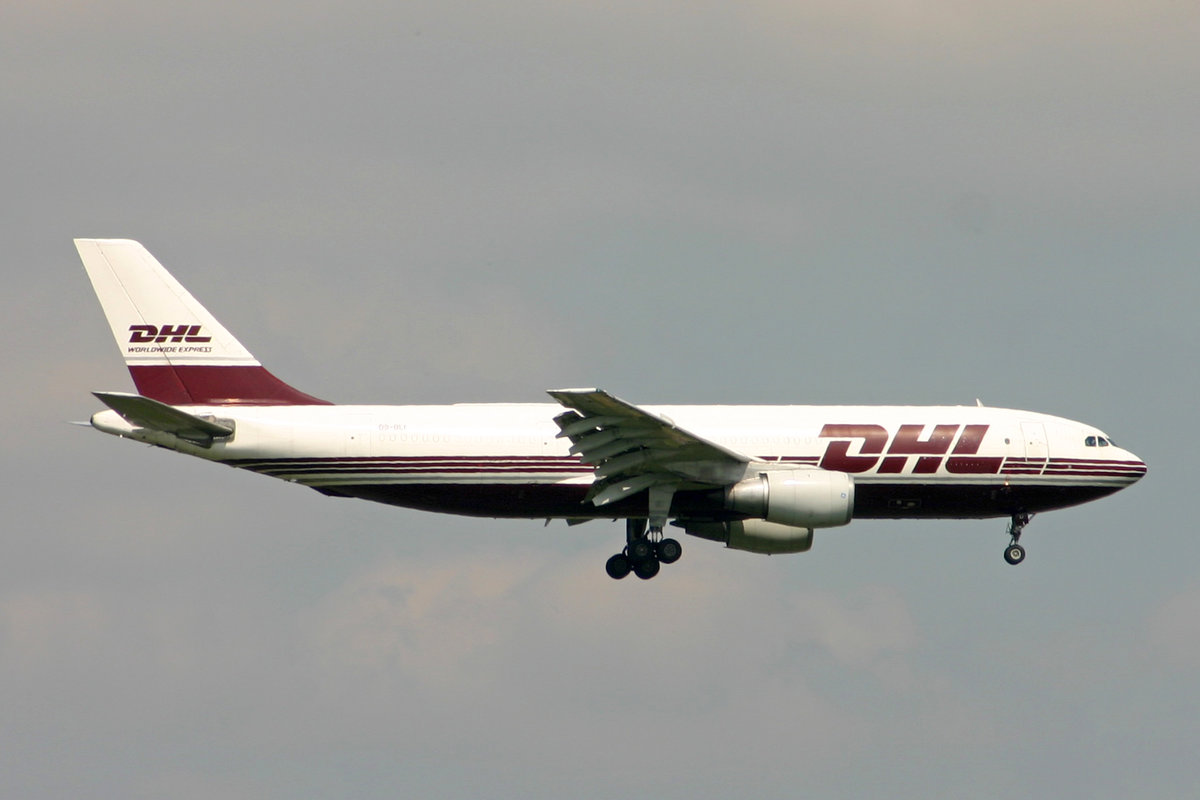 European Air Transport, OO-DLI, Airbus A300B4-203F, msn: 234, 19.Mai 2005, FRA Frankfurt, Germany.
