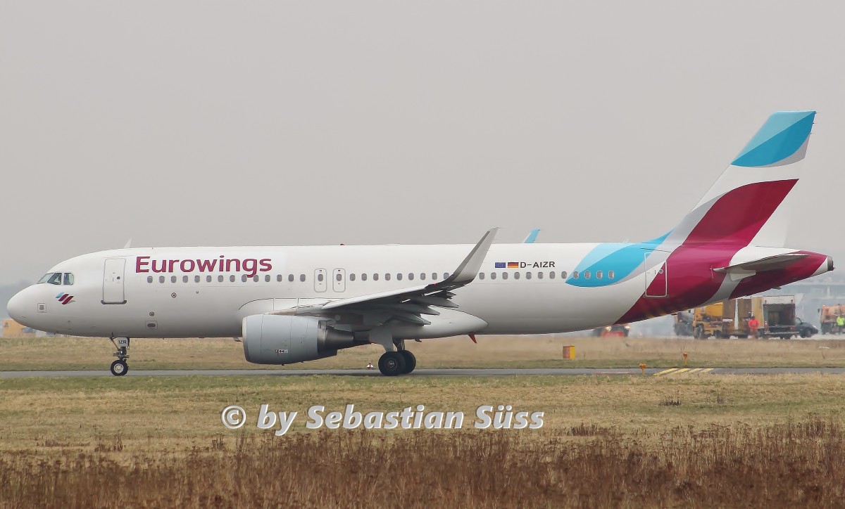 Eurowings A320SL D-AIZR @ DUS. 14.3.15