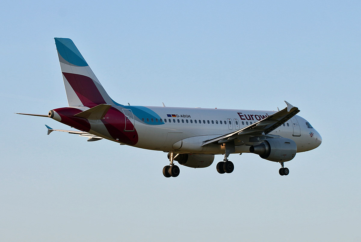 Eurowings, Airbus A 319-112, D-ABGH, TXL, 19.09.2019