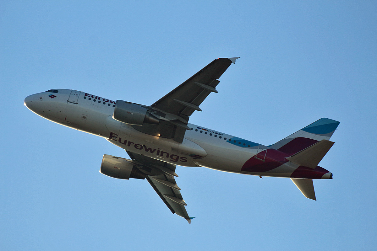 Eurowings, Airbus A 319-112, D-ABGH, TXL, 20.12.2019