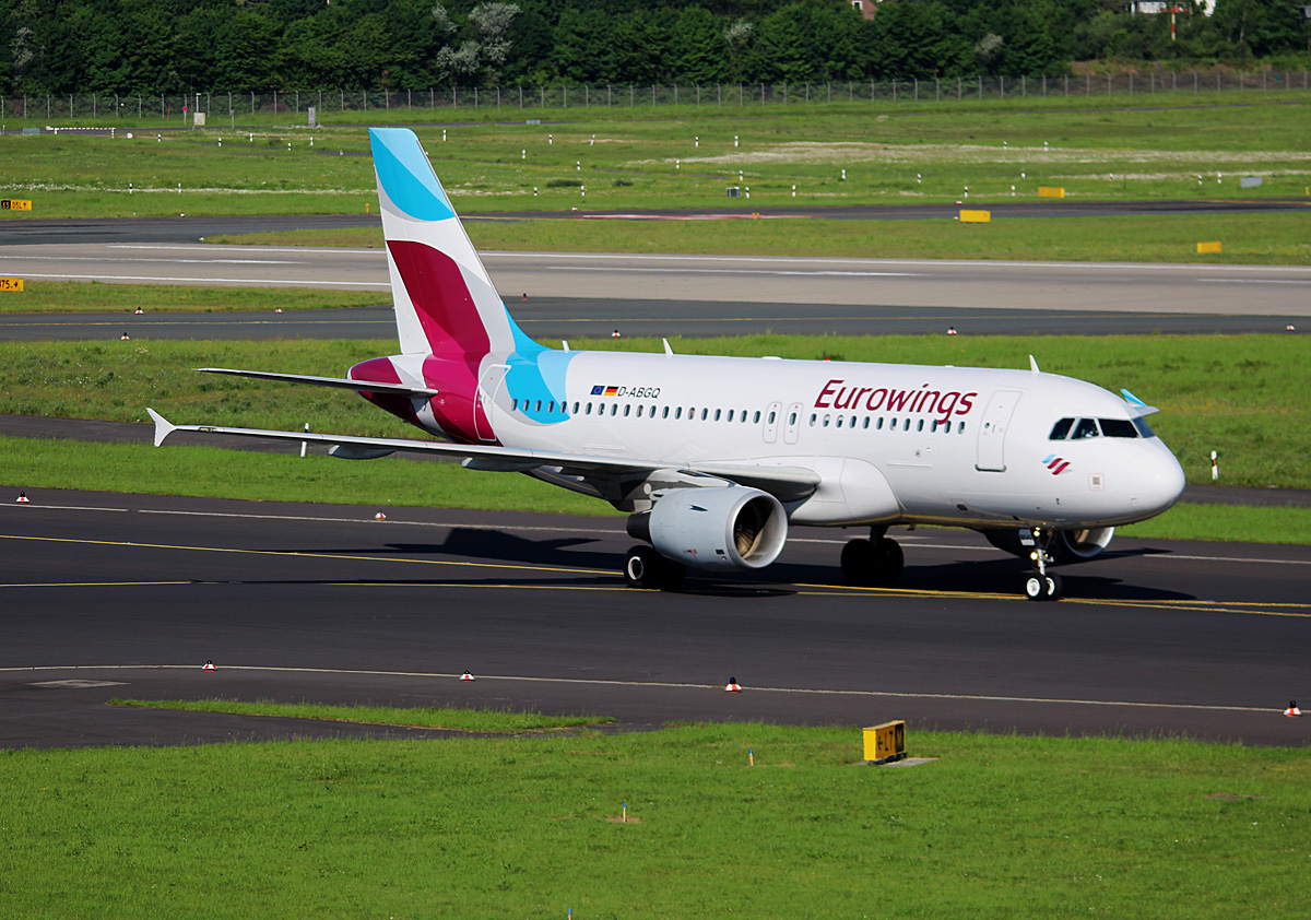 Eurowings, Airbus A 319-112, D-ABGQ, DUS, 17.05.2017