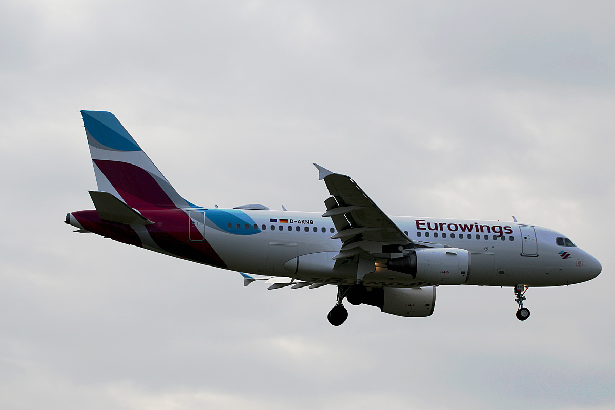 Eurowings, Airbus A 319-112, D-AKNQ, TXL, 05.03.2020