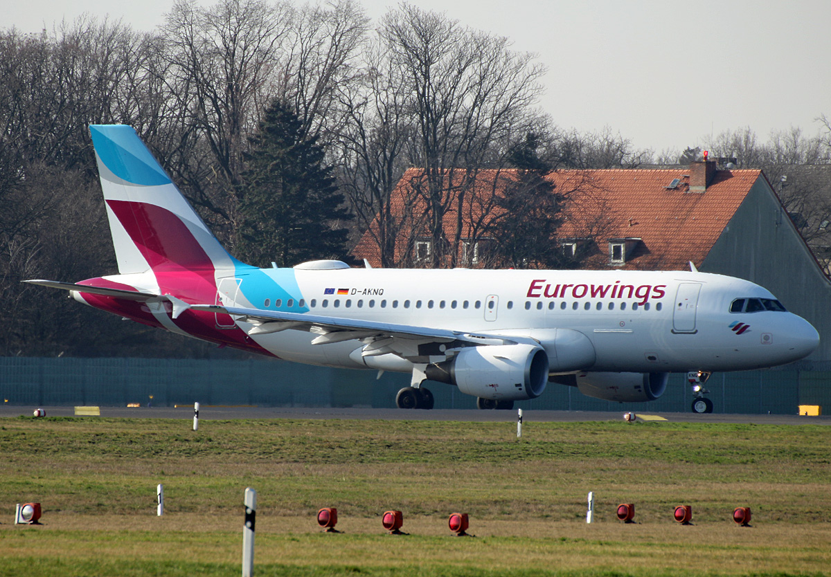Eurowings, Airbus A 319-112, D-AKNQ, TXL, 05.03.2020