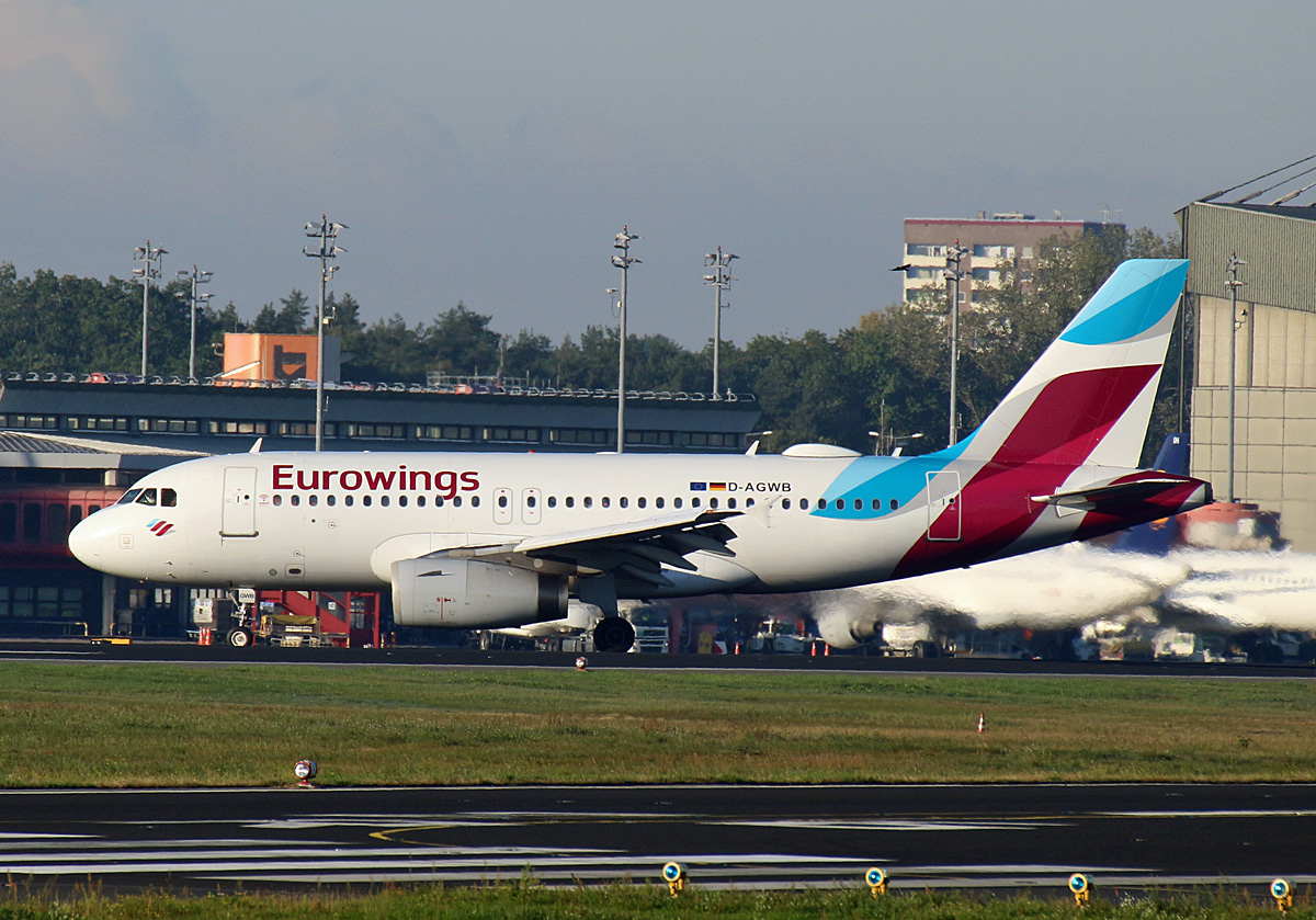 Eurowings, Airbus A 319-132, D-AGWB, TXL, 06.10.2019