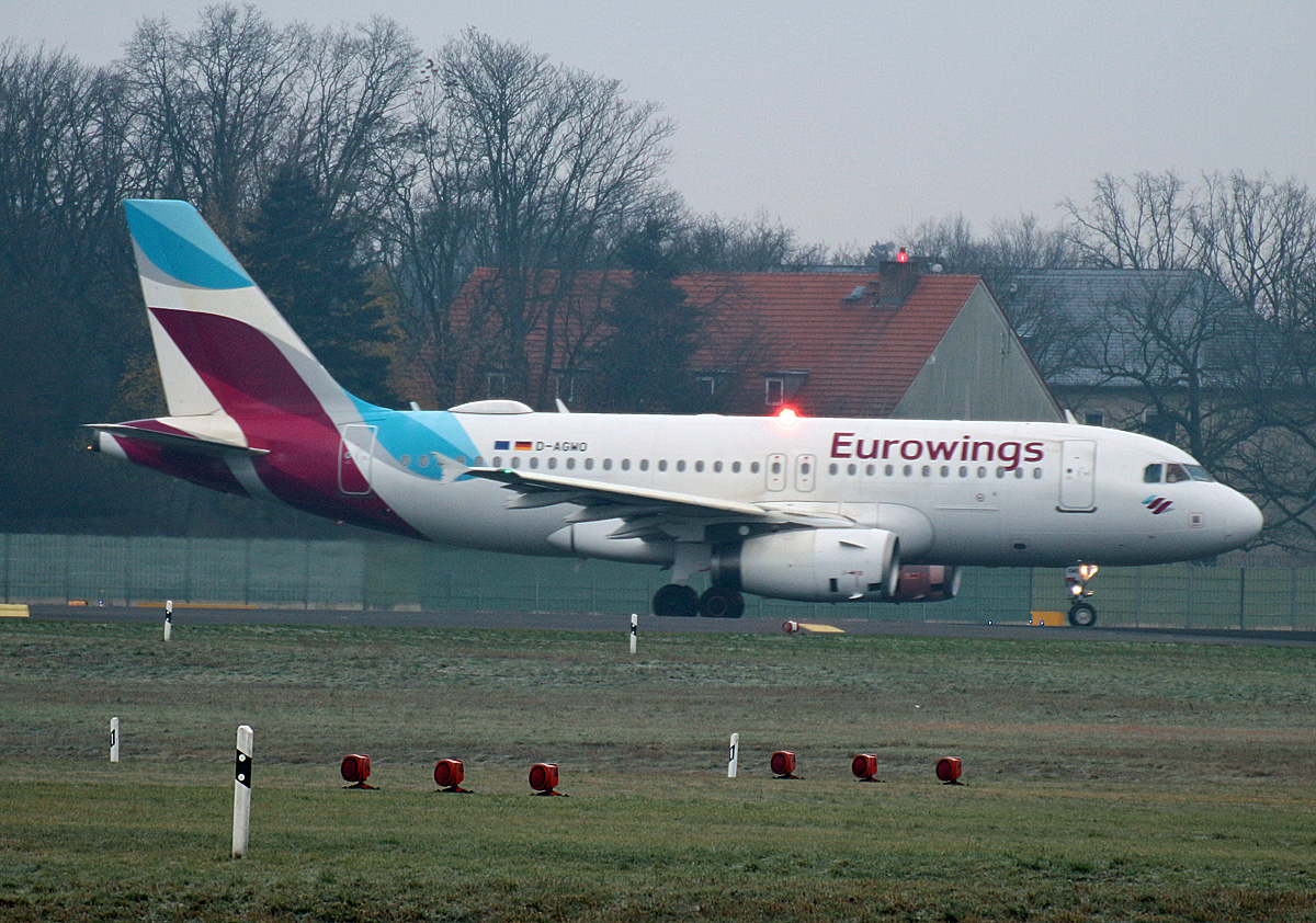 Eurowings, Airbus A 319-132, D-AGWO, TXL, 30.11.2019