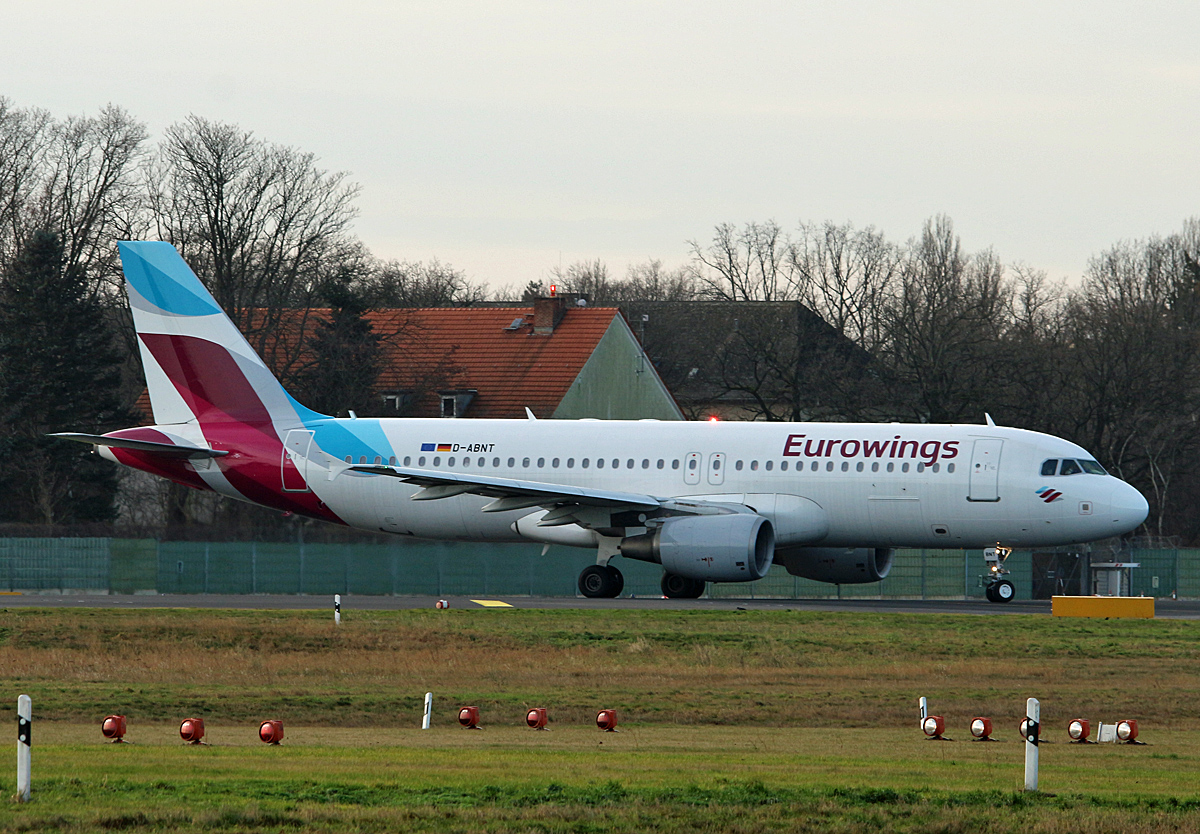 Eurowings, Airbus A 320-214, D-ABNT, TXL, 06.01.2018