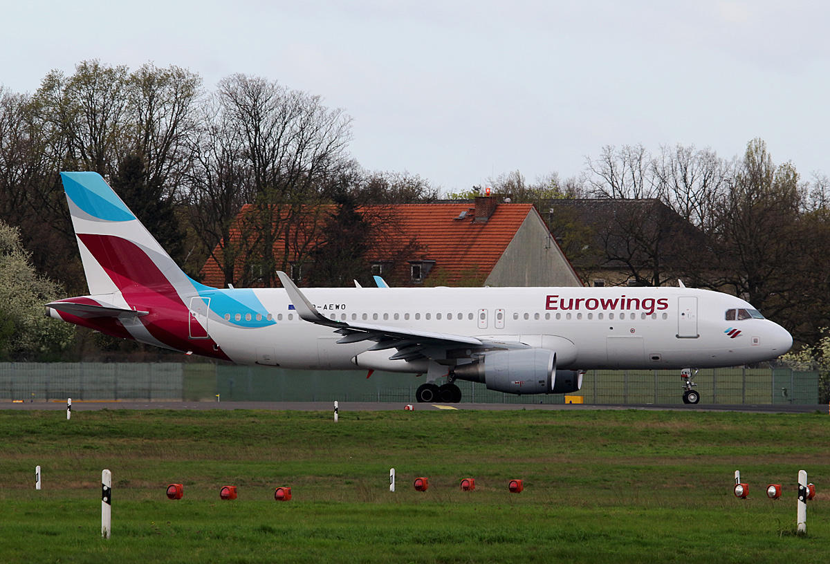Eurowings, Airbus A 320-214, D-AEWO, TXL, 14.04.2017