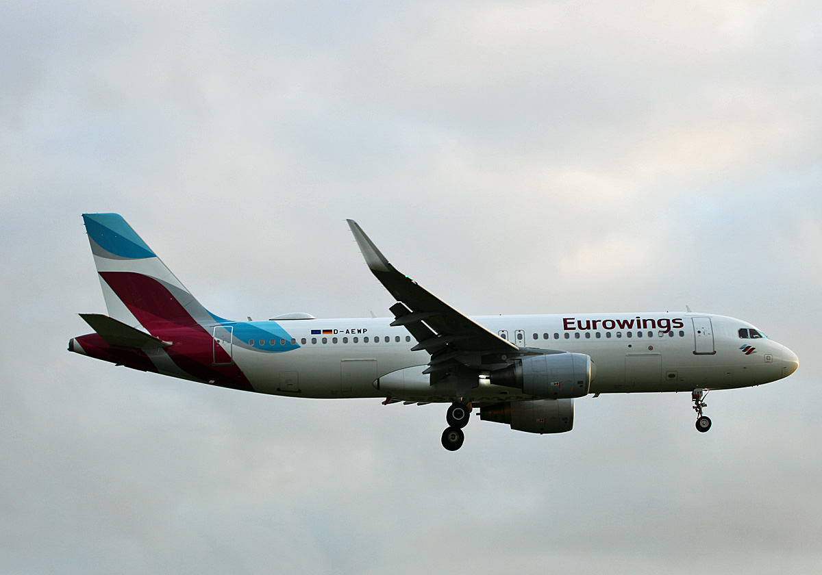 Eurowings, Airbus A 320-214, D-AEWP, TXL, 07.11.2019