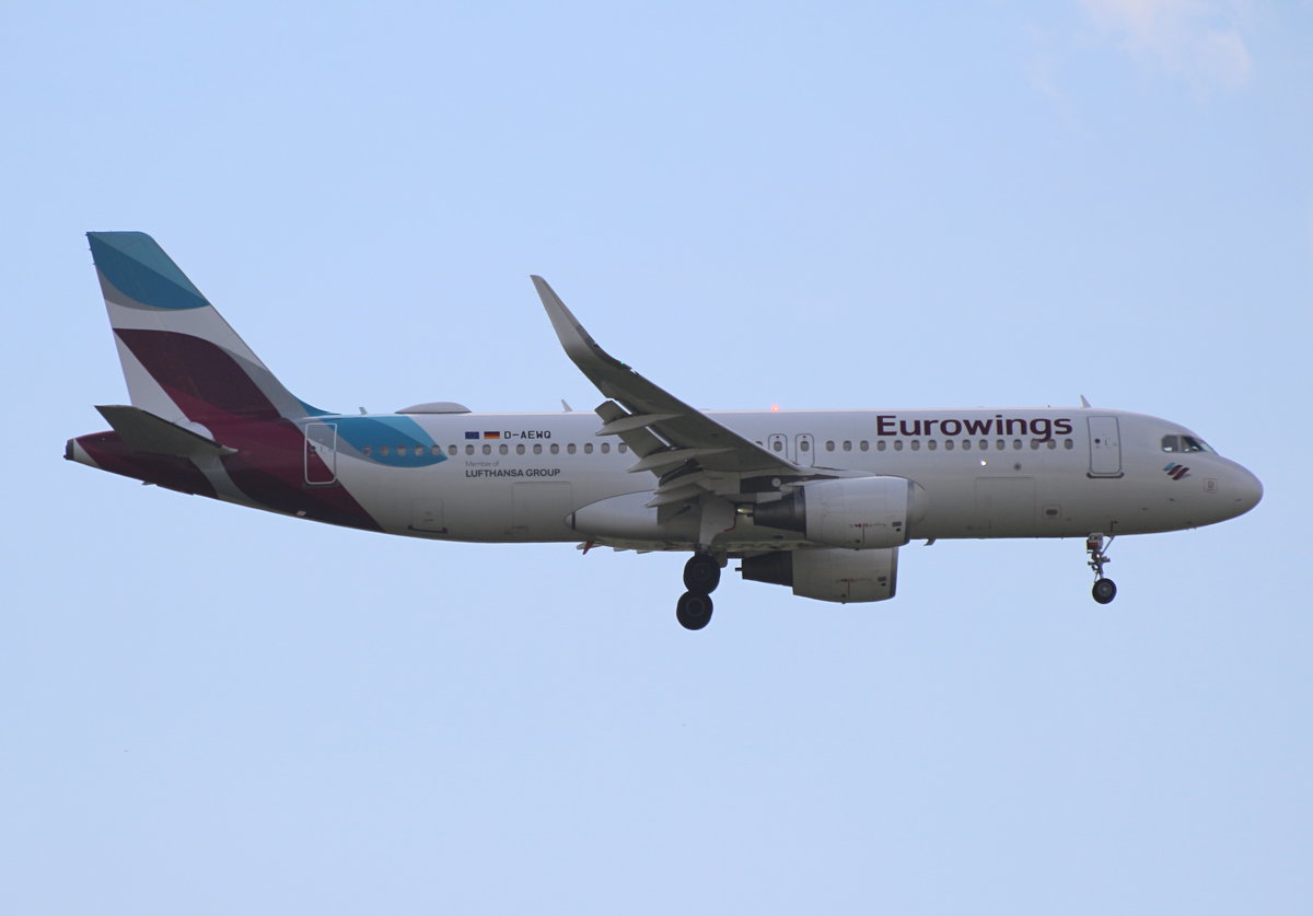 Eurowings, Airbus A 320-214, D-AEWQ, BER, 08.06.2026