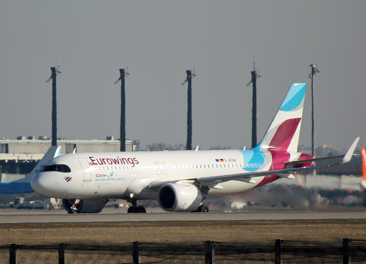 Eurowings, Airbus A 320-251N, D-AENA, BER, 05.03.2025