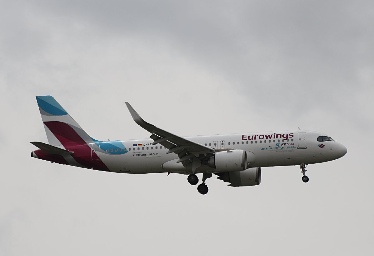 Eurowings, Airbus A 320-251N, D-AENC, BER, 09.06.2026