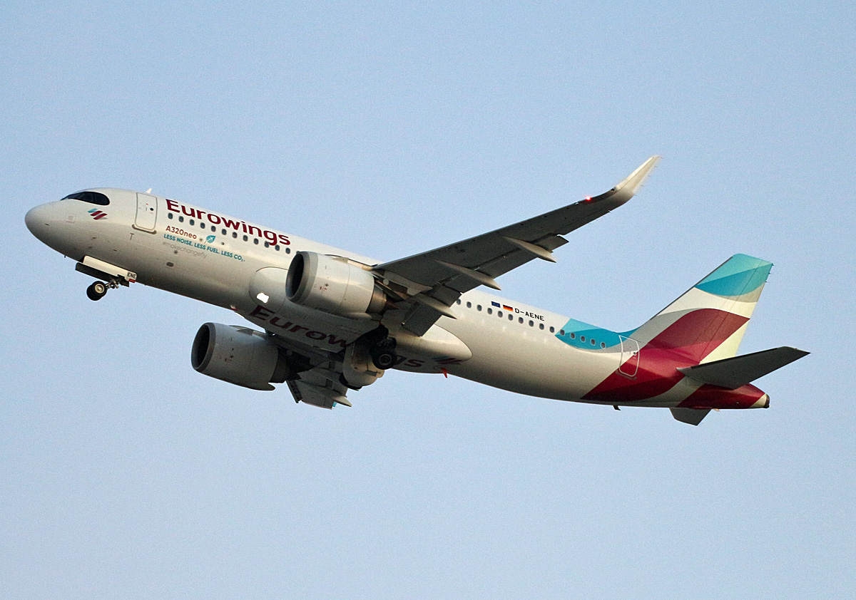 Eurowings, Airbus A 320-251N, D-AENE, BER, 28.01.2024