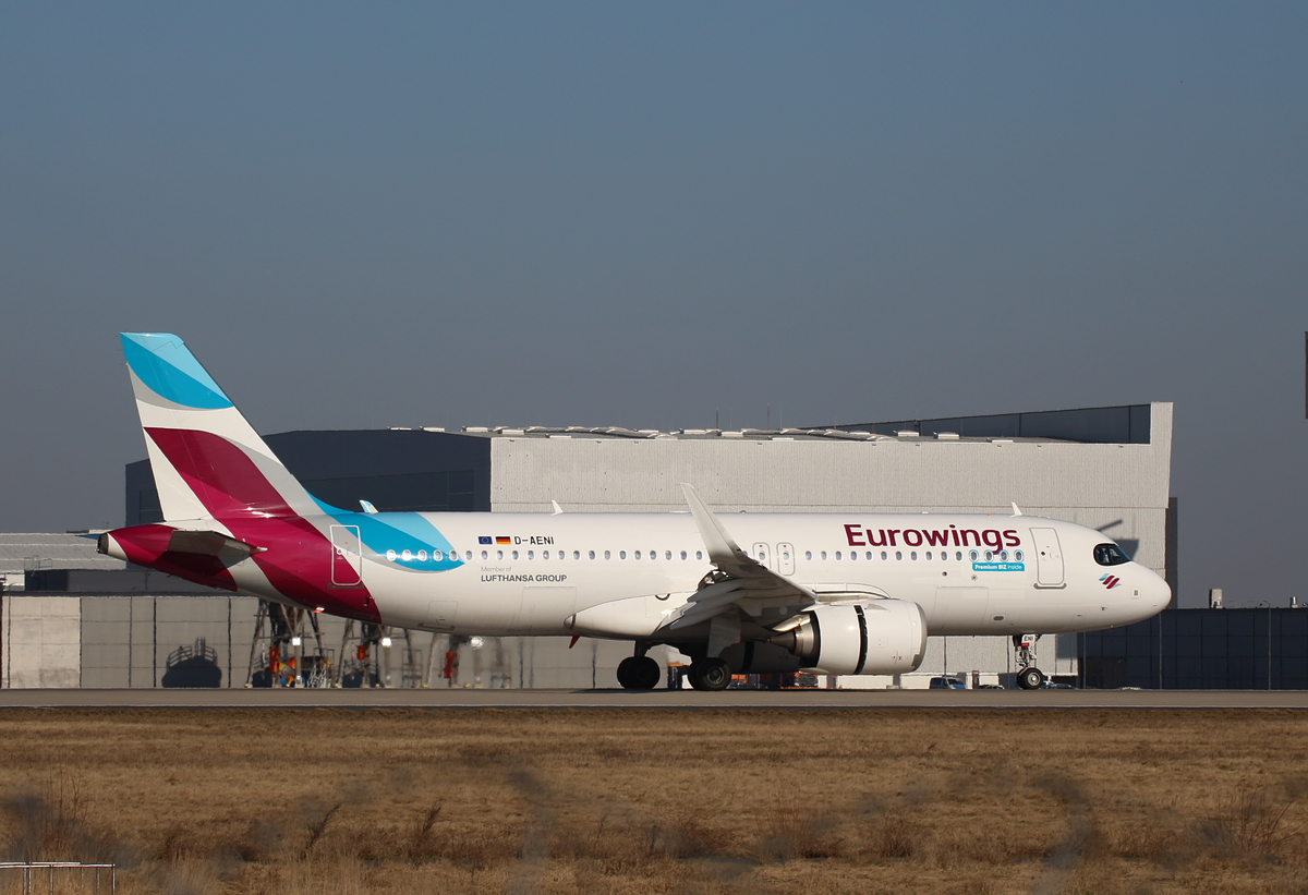 Eurowings, Airbus A 320-251N, D-AENI, BER, 06.03.2026