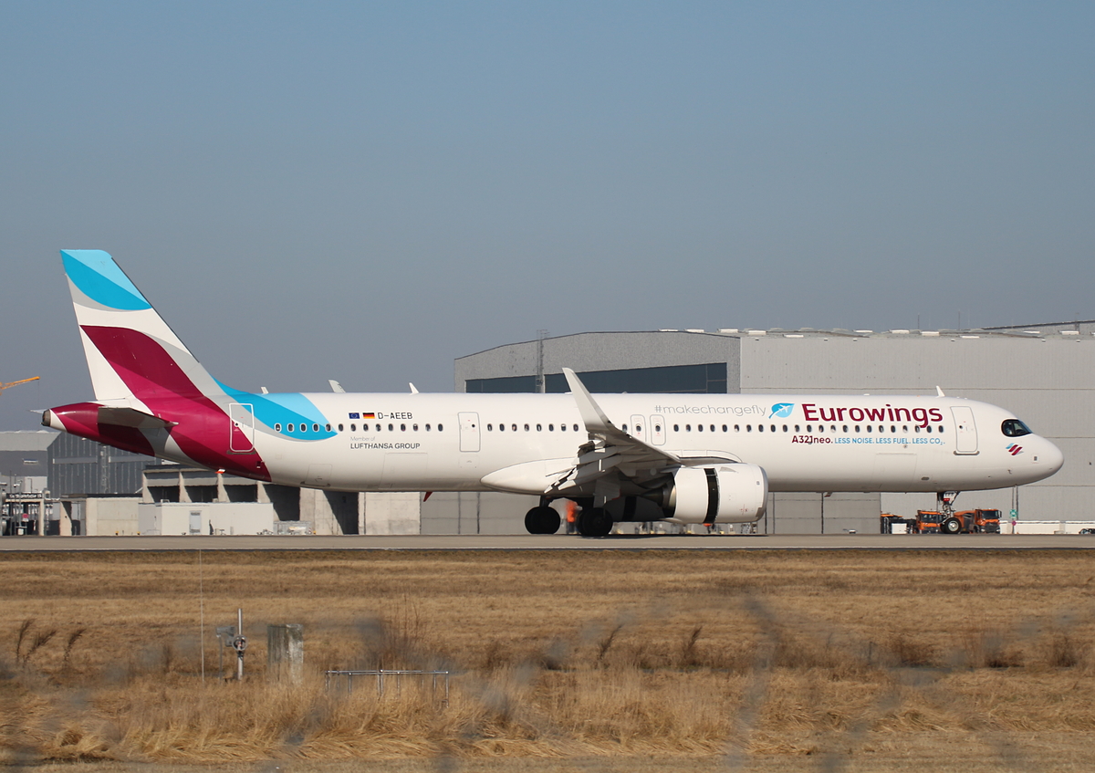 Eurowings, Airbus A 321-251NX, D-AEEB, BER, 06.03.2026
