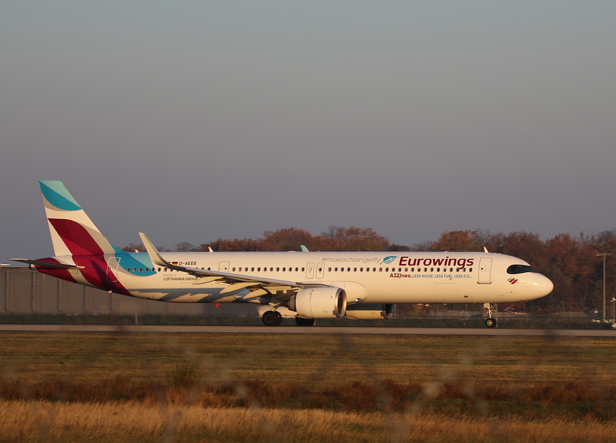 Eurowings, Airbus A 321-251NX, D-AEEE, BER, 07.11.2025