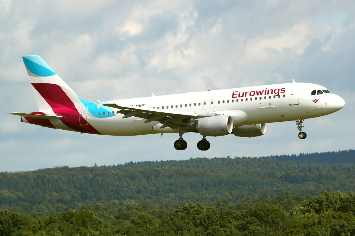 Eurowings, Airbus A320-214, D-ABHF. Köln-Bonn (CGN/EDDK) am 10.09.2017.