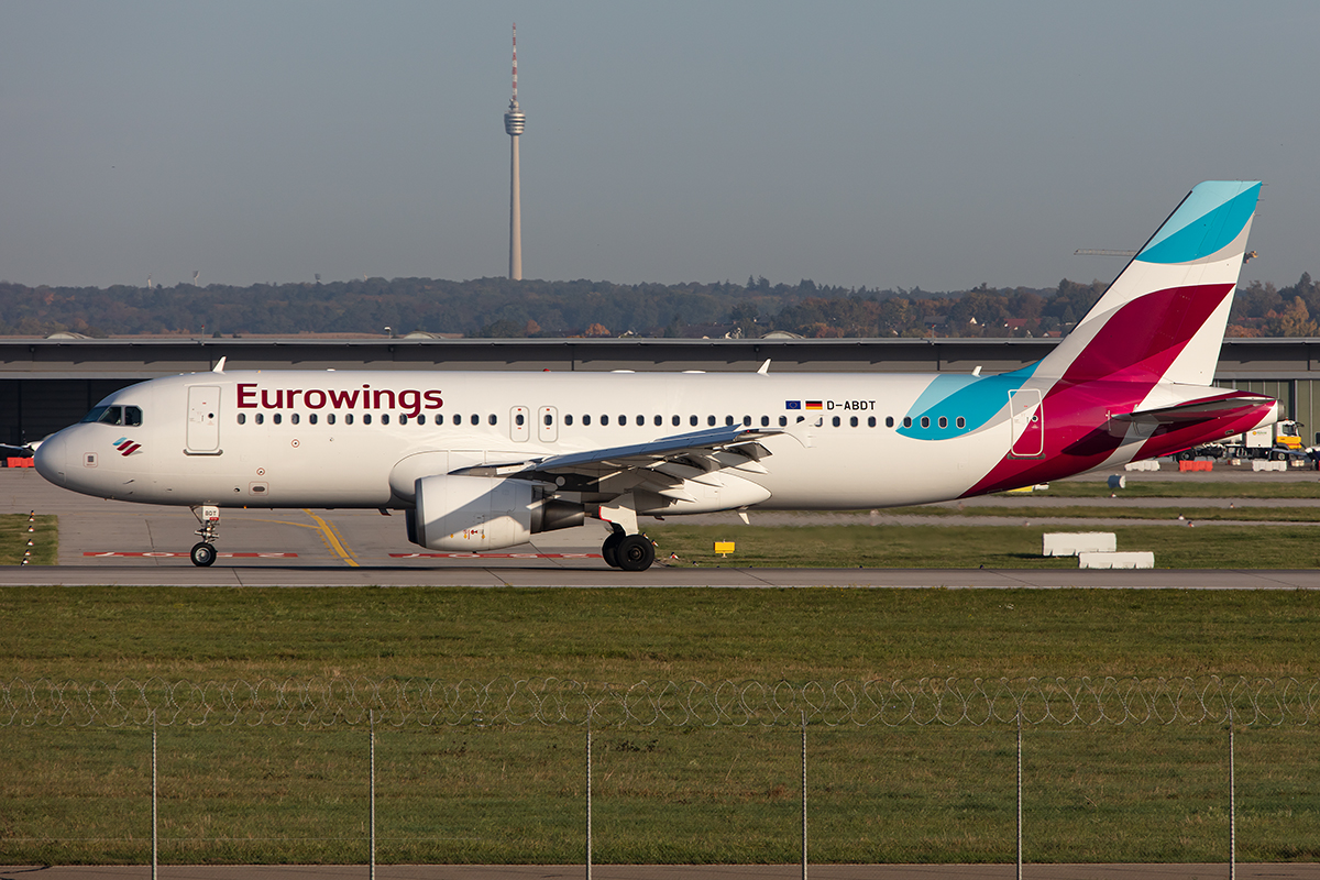 Eurowings, D-ABDT, Airbus, A320-214, 15.10.2019, STR, Stuttgart, Germany






