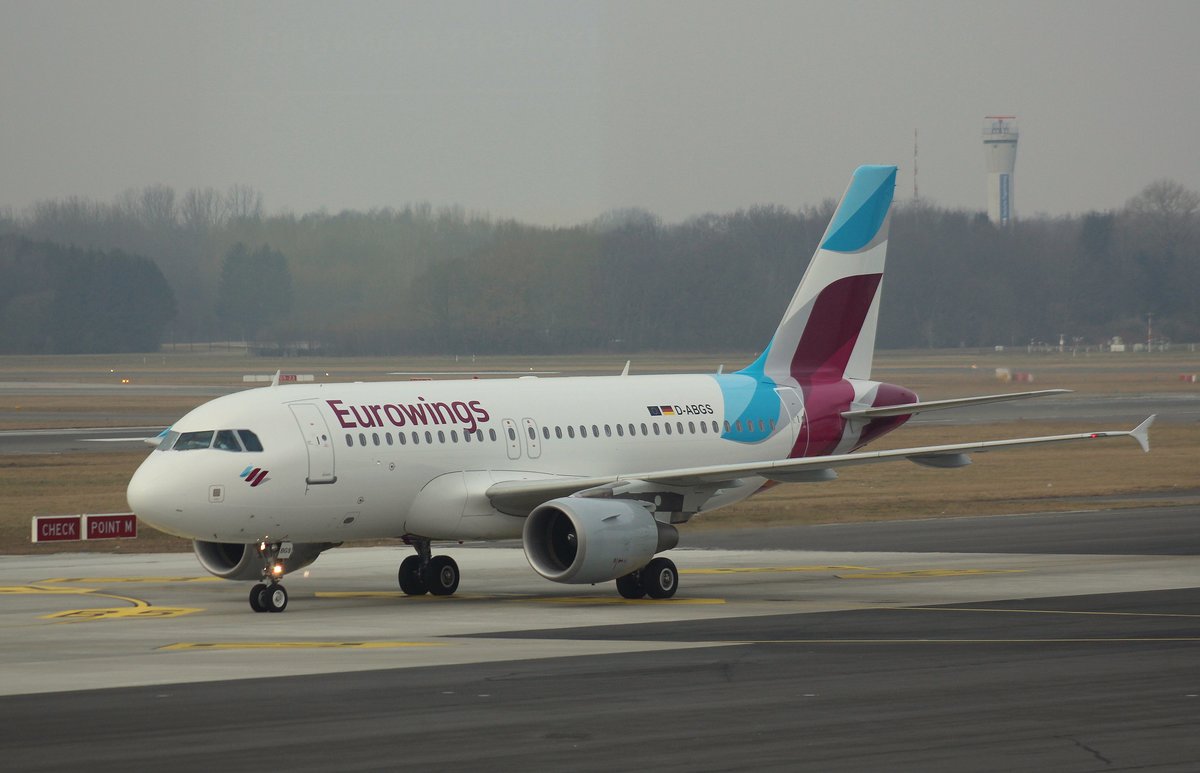 Eurowings, D-ABGS, (c/n 3865),Airbus A 319-112,10.02.2017, HAM-EDDH, Hamburg, Germany (ex.Air Berlin) 