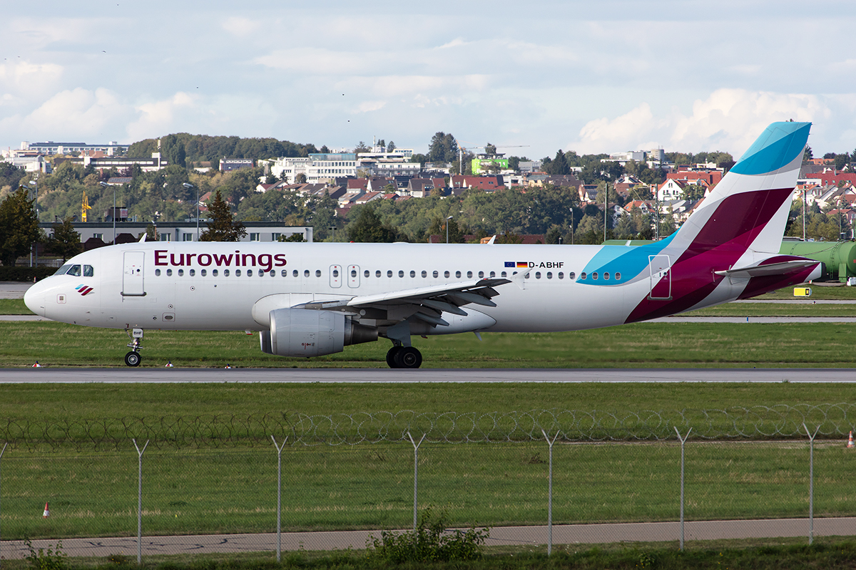 Eurowings, D-ABHF, Airbus, A320-214, 12.09.2019, STR, Stuttgart, Germany

