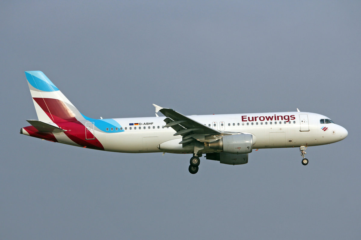 Eurowings, D-ABHF, Airbus A320-214, msn: 2749, 21.Januar 2019, ZRH Zürich, Switzerland.