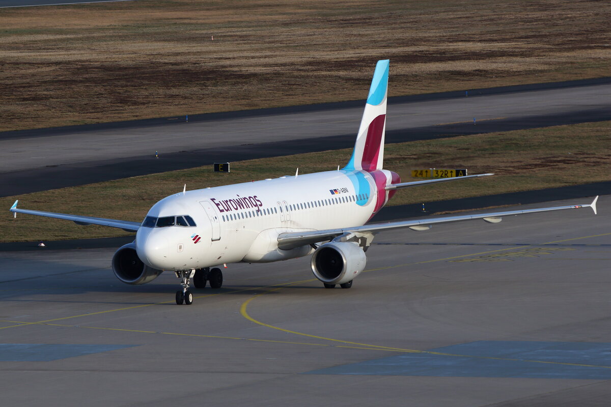 Eurowings, D-ABNI, Airbus A320-214. Köln-Bonn (EDDK), 13.02.2022.