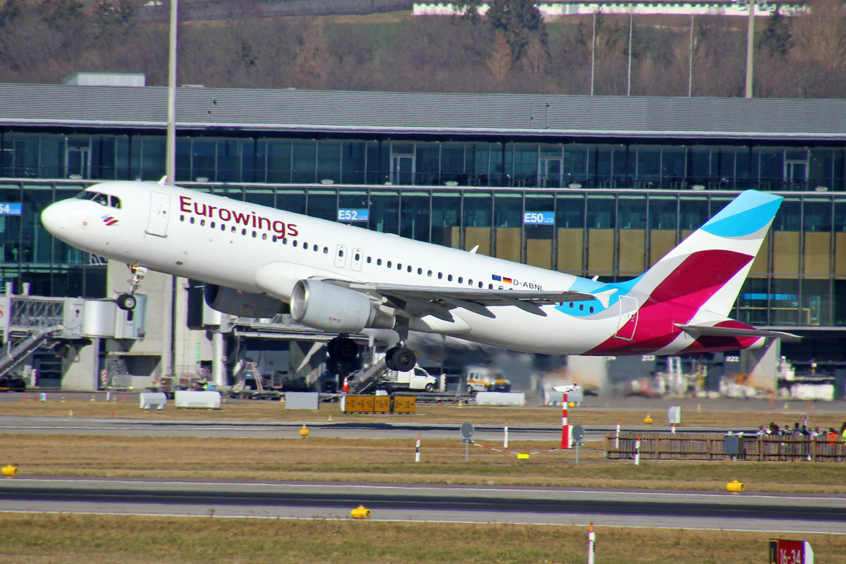 Eurowings, D-ABNL, Airbus A320-214, msn: 1852, 27.Februar 2019, ZRH Zürich, Switzerland.