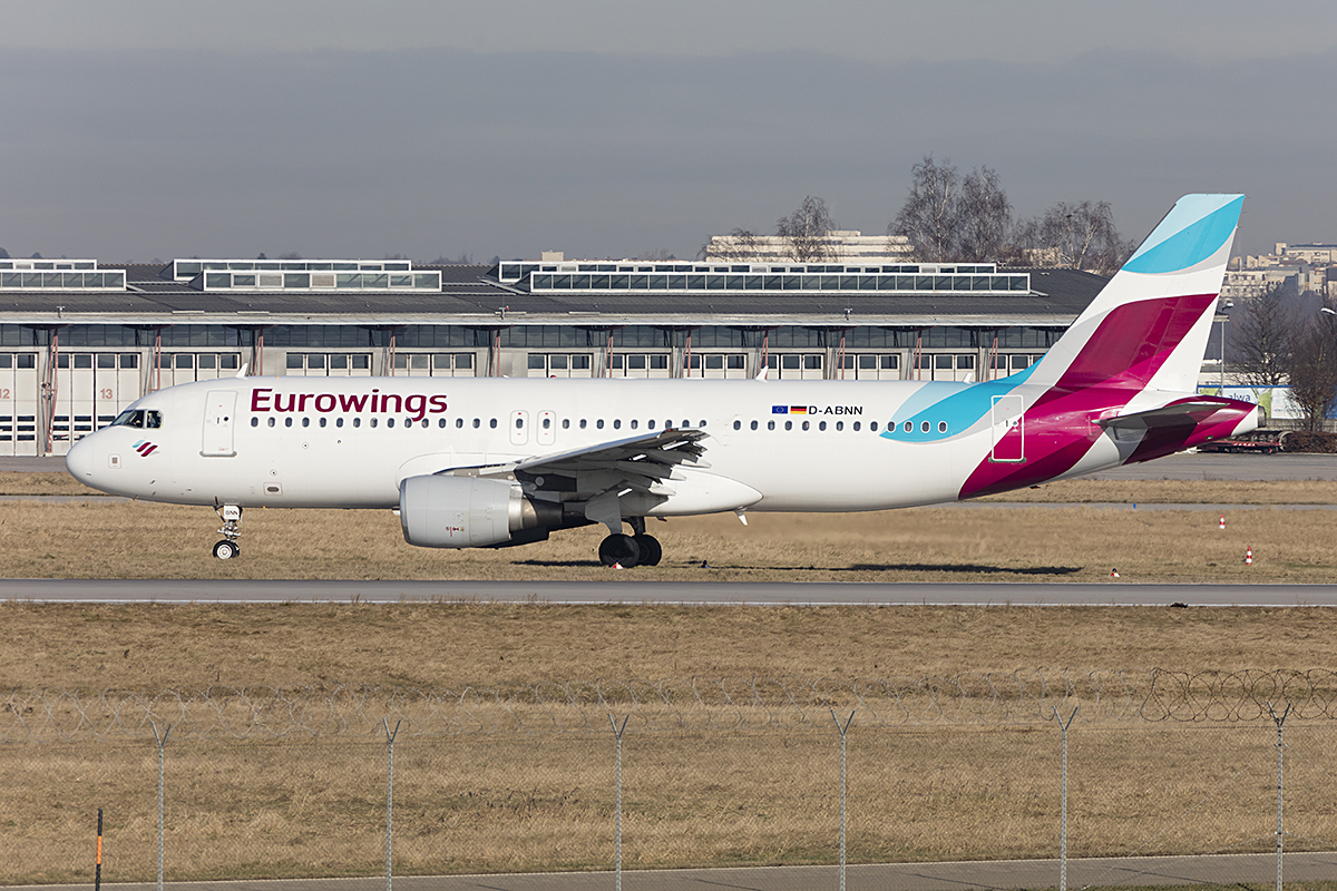 Eurowings, D-ABNN, Airbus, A320-214, 11.01.2018, STR, Stuttgart, Germany 



