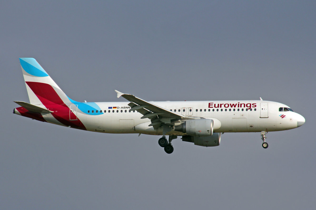 Eurowings, D-ABNN, Airbus A320-214, msn: 1889, 12.Januar 2020, ZRH Zürich, Switzerland.