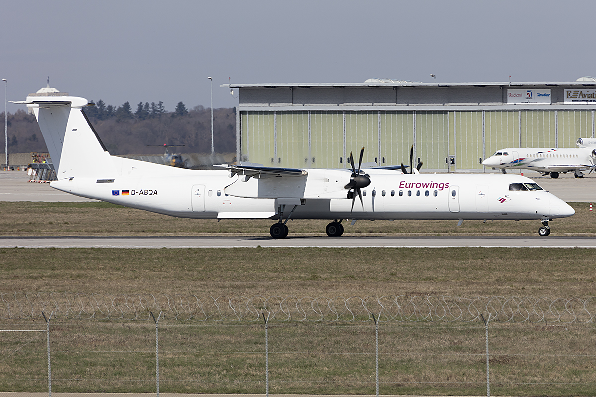 Eurowings, D-ABQA, Bombardier, DHC-8-402, 28.03.2019, STR, Stuttgart, Germany 



