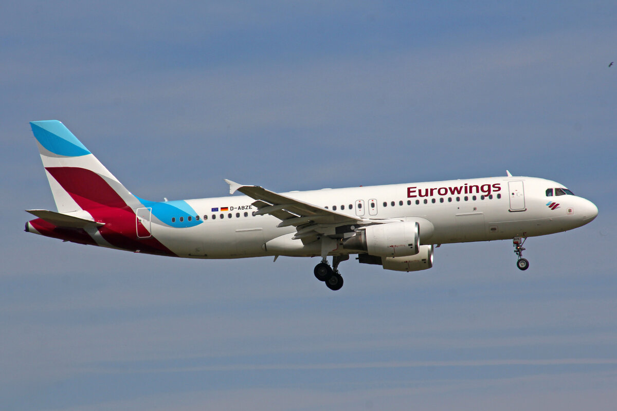 Eurowings, D-ABZE, Airbus A320-216, msn: 3464, 10.April 2023, ZRH Zürich, Switzerland.
