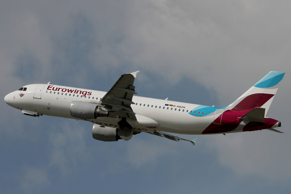Eurowings, D-ABZK, Airbus, A 320-216, DUS-EDDL, Düsseldorf, 21.08.2019, Germany 