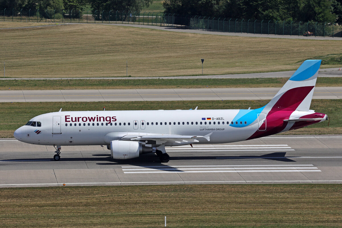 Eurowings, D-ABZL, Airbus A320-216, msn: 3178, 19.Juni 2026, ZRH Z�rich, Switzerland.