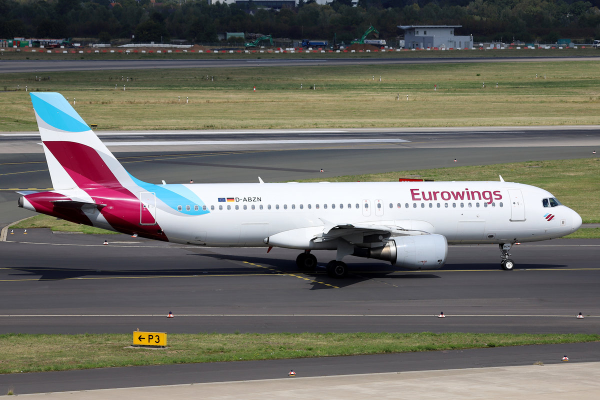 Eurowings, D-ABZN, Airbus, A 320-216, DUS-EDDL, Düsseldorf, 21.08.2019, Germany 