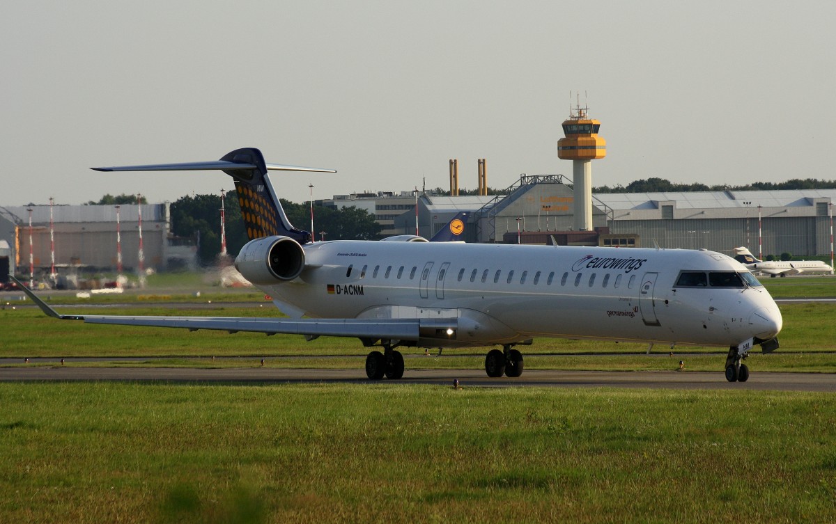 Eurowings, D-ACNM, (c/n 15253), Canadair Regional Jet CRJ -900LR, 31.08.2015, HAM-EDDH, Hamburg, Germany 