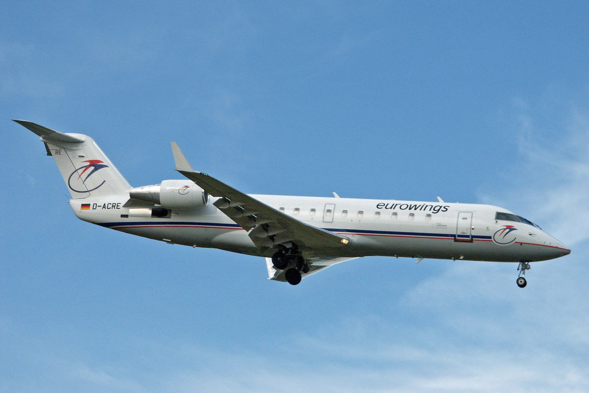 Eurowings, D-ACRE, Bombardier CRJ-200ER, 22.Juli 2002, ZRH Zürich, Switzerland.