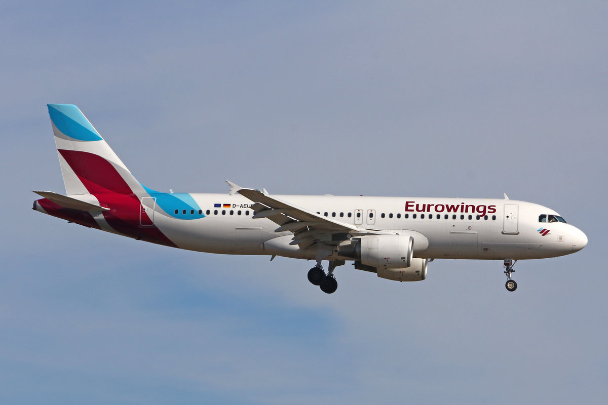 Eurowings, D-AEUE, Airbus A320-214, msn: 4161, 22.Februar 2020, ZRH Zürich, Switzerland.