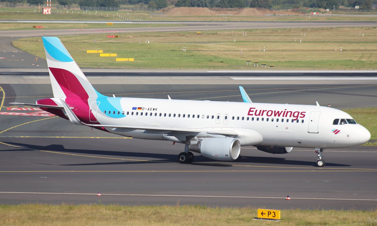 Eurowings, D-AEWK, (c/n 7261),Airbus A 320-214 (SL), 01.09.2016, DUS-EDDL, Düsseldorf, Germany 