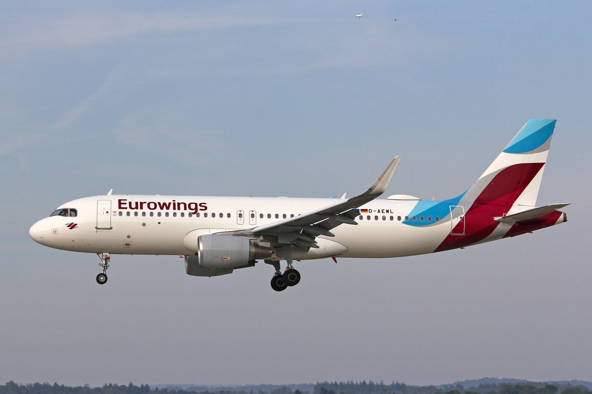 Eurowings, D-AEWL, Airbus A320-214, msn: 7263, 15.Juni 2018, ZRH Zürich, Switzerland.