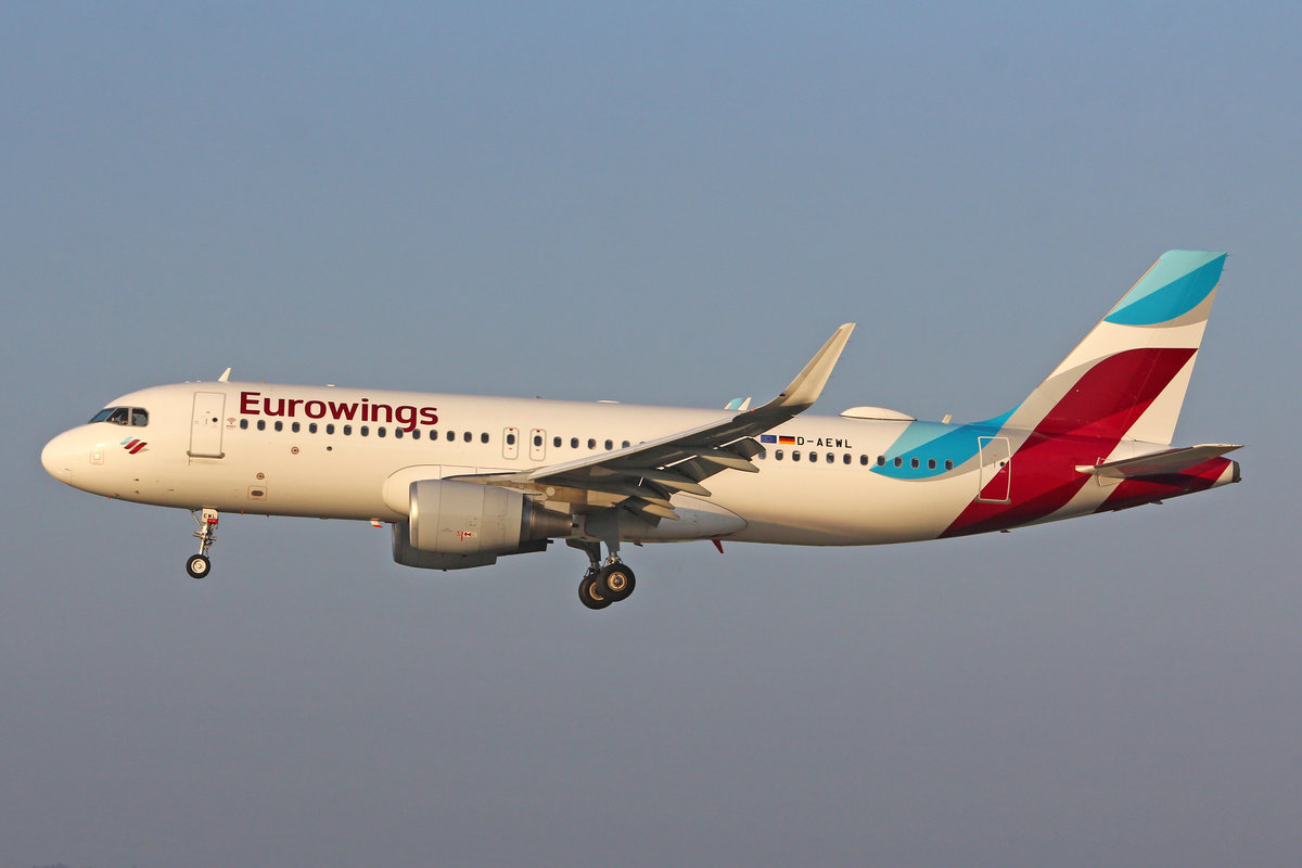 Eurowings, D-AEWL, Airbus A320-214, msn: 7263, 05.September 2018, ZRH Zürich, Switzerland.