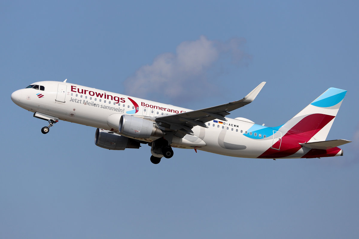 Eurowings, D-AEWM, Airbus, A 320-214 sl, DUS-EDDL, Düsseldorf, 21.08.2019, Germany 