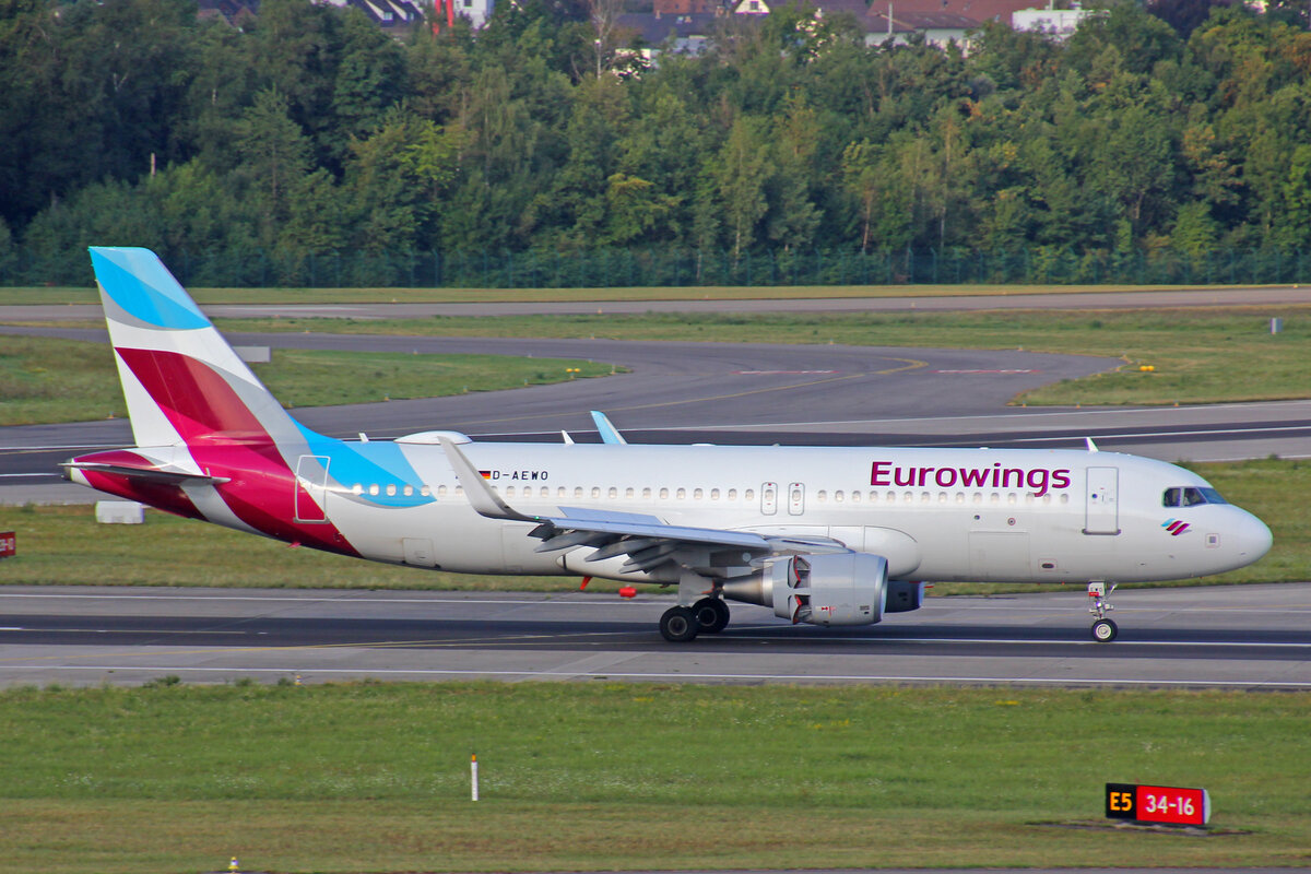 Eurowings, D-AEWO, Airbus A320-214, msn: 7394, 30.Juli 2022, ZRH Zürich, Switzerland.
