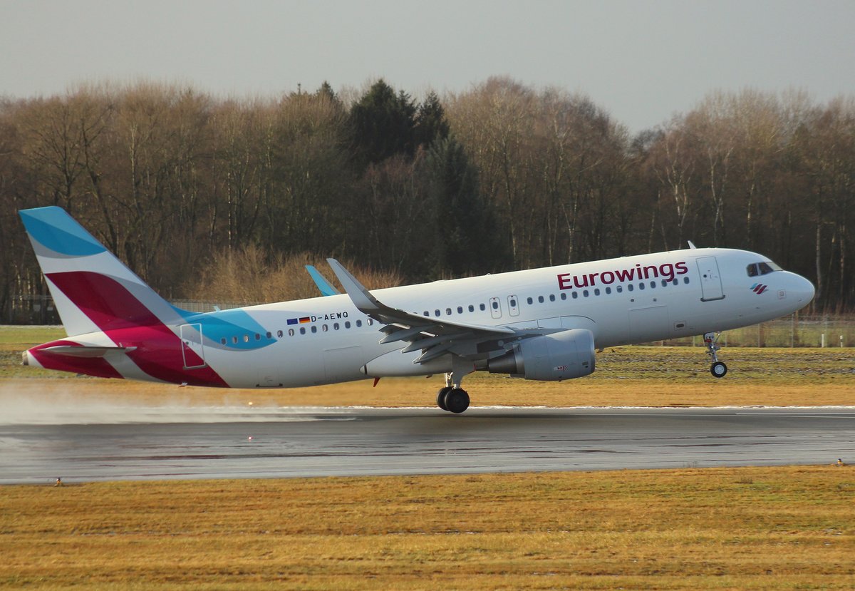 Eurowings, D-AEWQ, (c/n 7398),Airbus A 320-214 (SL), 14.01.2017, HAM-EDDH, Hamburg, Germany 