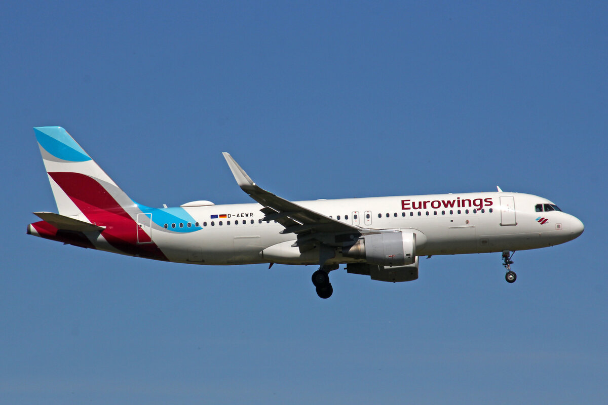 Eurowings, D-AEWR, Airbus A320-214, msn: 7412, 18.April 2022, ZRH Zürich, Switzerland.